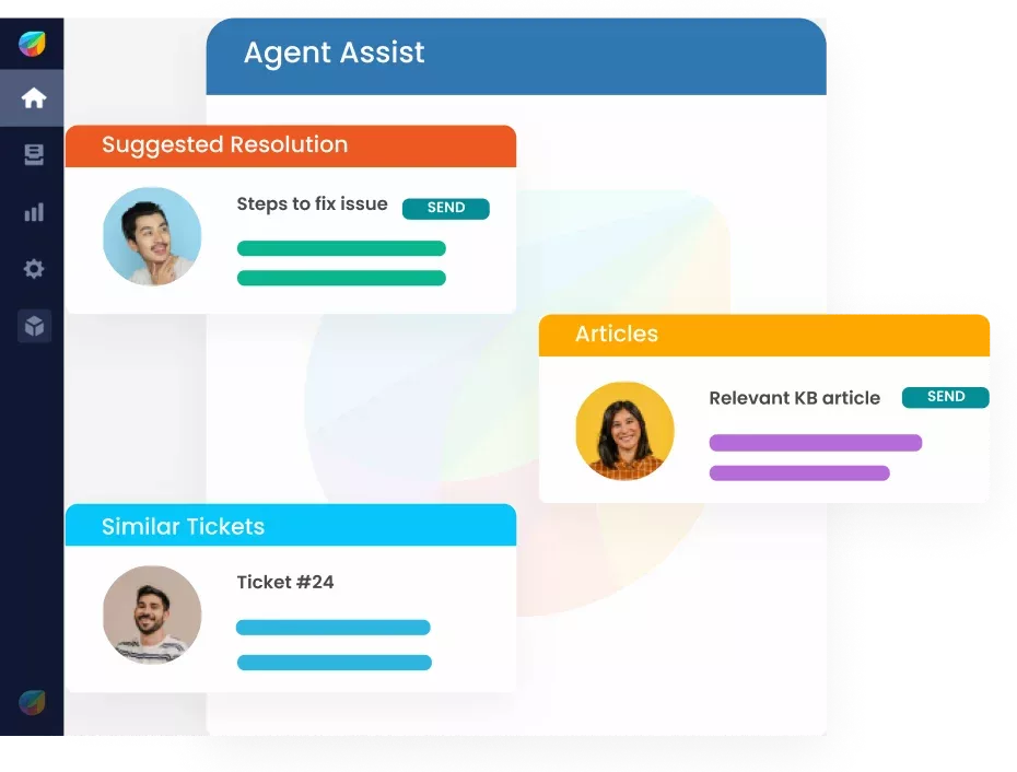 Auto-resolve Freshdesk tickets with AI-powered agent assist